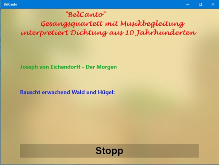 BelCanto f&uuml;r STORE