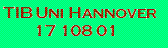 TIB Uni Hannover - Dokument 17 108 01